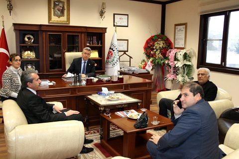 Nizip SGK Müdürü Mustafa Aydoğdu Nizip Ticaret Odası’na Veda Ziyaretinde Bulundu