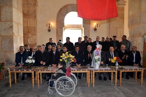 Nizip Kaymakamı Sayın Harun SARIFAKIOĞULLARI, Nizip Engelliler Derneğinin 5.yıldönümü