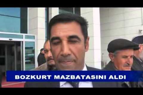 Bozkurt mazbatasını aldı