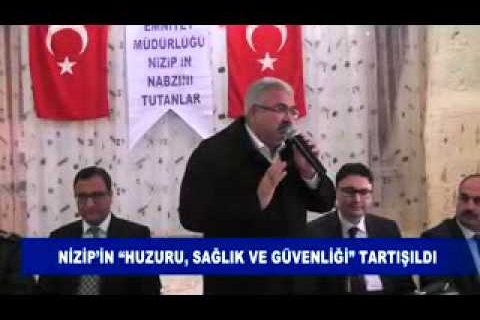Nizipin huzuru, sağlık ve güvenliği Tartışıldı