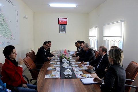 AB Komisyonu İç İşleri Genel Müdürü Matthıas RUETE Konteyner Kenti ziyaret etti.