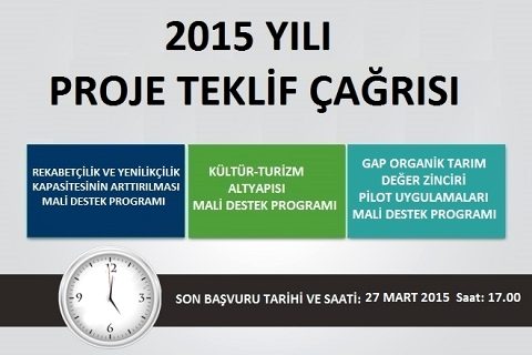 İpekyolu Kalkınma Ajansı 2015 Yılı Proje Teklif Çağrısı