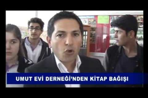 Umut evi derneği?nden kitap bağışı