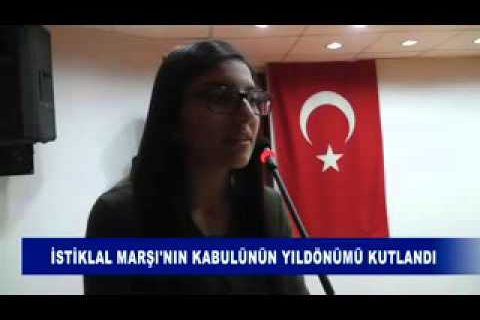 Istiklal marşı'nın kabulünün yıldönümü kutlandı