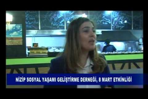 Nizip sosyal yaşamı geliştirme derneği, 8 mart etkinliği