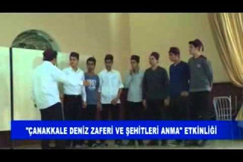 02 çanakkale deniz zaferi ve şehitleri anma etkinliği