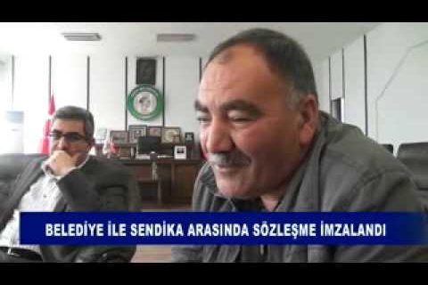 Belediye ile sendika arasında sözleşme imzalandı