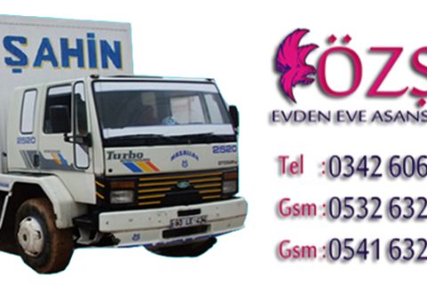 Gaziantep Öz Şahin Evden Eve Taşımacılık