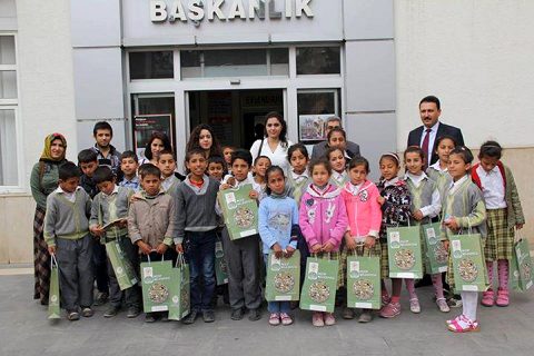 Karşıyaka mahallesi öğrencilerinden belediyeyi ziyaret