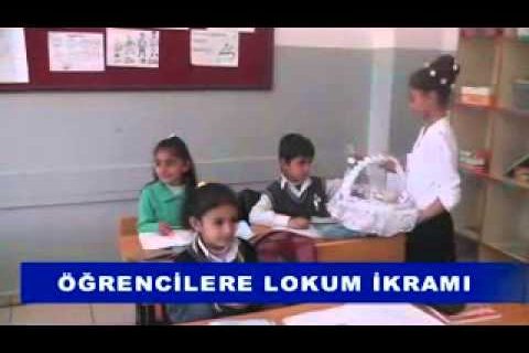 05 öğrencilere lokum ikramı