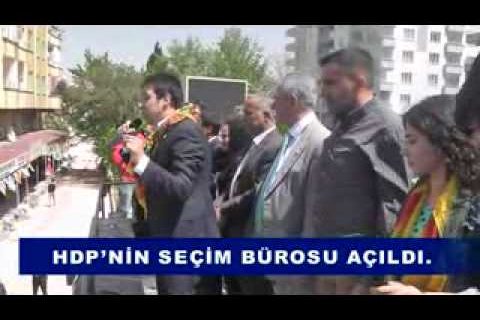 03 hdp?nin seçim bürosu açıldı