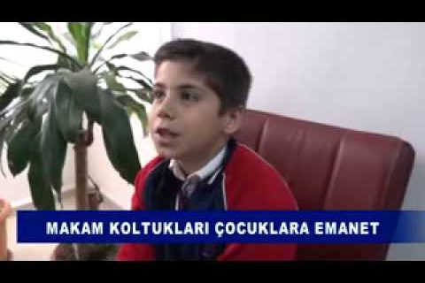 Makam koltukları çocuklara emanet