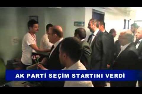 Ak parti seçim startını verdi