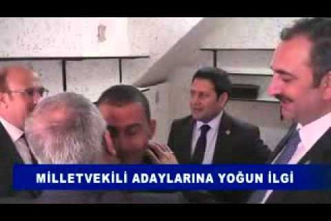 Milletvekili adaylarına yoğun ilgi