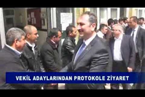 Vekil adaylarından protokole ziyaret