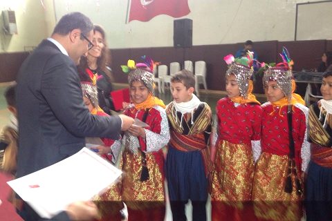 23 Nisan Ulusal Egemenlik ve Çocuk Bayramı he yıl olduğu gibi coşkulu bir şekilde kut