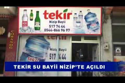 Tekir su bayii nizipte açıldı