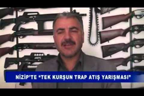 Nizipte tek kurşun trap atış yarışması