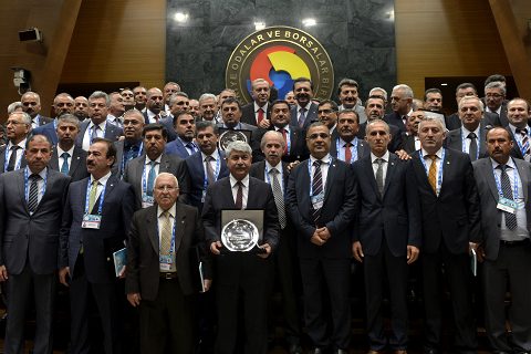 TOBB Delegeliğinde 10.Yılını dolduran Mehmet Özyurt Hizmet Şeref Belgesini Cumhurbaşk