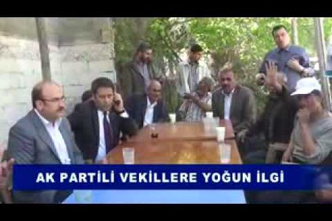 Ak partili vekillere yoğun ilgi