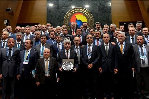 TOBB Delegeliğinde 10.Yılını dolduran Mehmet Özyurt Hizmet Şeref Belgesini Cumhurbaşk