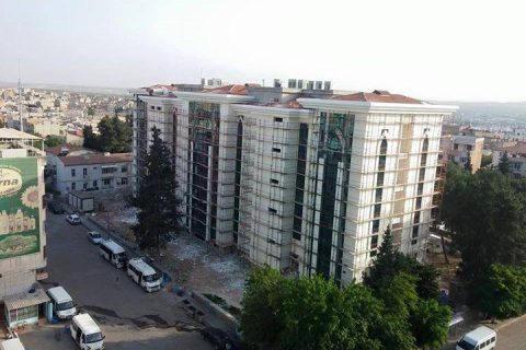 Hükümet konaği inşaati çalişmasinda sona doğru