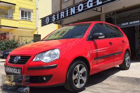 şirinoğlu otomotiv'den 2006 kirmizi farkiyla polo 1.4 lpg'li