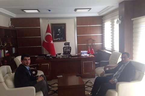 Nizip Kaymakamı Sayın Harun SARIFAKIOĞULLARI, Halfeti Kaymakamı Sayın Mutlu KÖKSAL'ı 