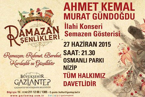 Nizip'de İlahi Konseri