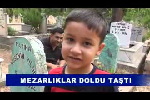 Mezarliklar doldu taşti