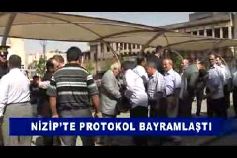 Nizip’te protokol bayramlaşti