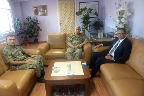 Gaziantep İl Jandarma Komutanı Albay Adnan ARSLAN'dan Nizip Kaymakamlığına ziyaret.