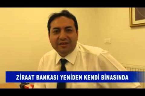 Ziraat bankasi yeniden kendi binasinda
