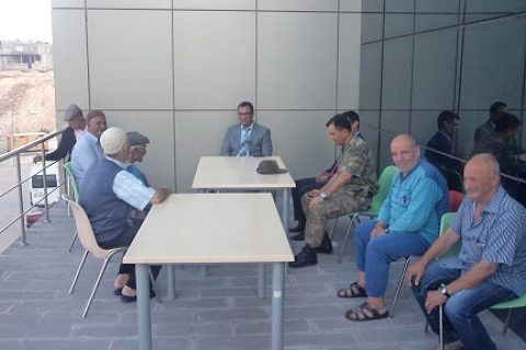Nizip Kaymakamı Sayın Harun SARIFAKIOĞULLARI, Nizip Huzur evini ziyaret etti.