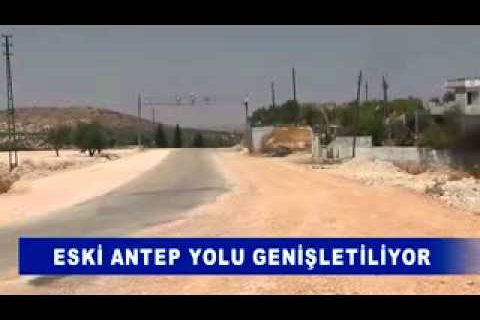 Eski antep yolu genişletiliyor