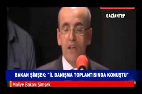 Bakan şimşekil danişma toplantisinda konuştu