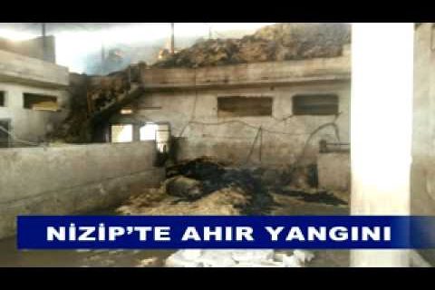 Nizip’te ahir yangini