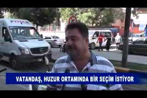 Vatandaş, huzur ortaminda bir seçim istiyor