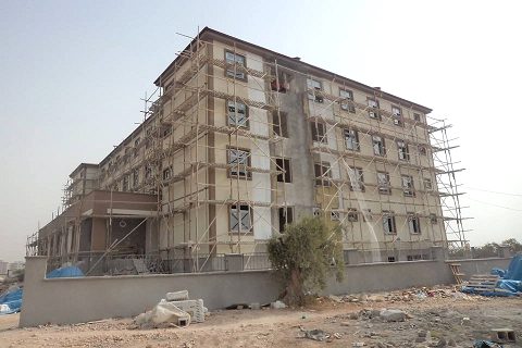 Rabia Tuncel Öğrenci Yurdu inşaat çalışmaları devam ediyor.