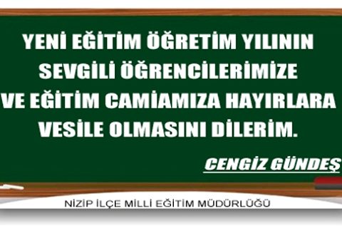 2015-2016 eğitim öğretim yili hayirli olsun.