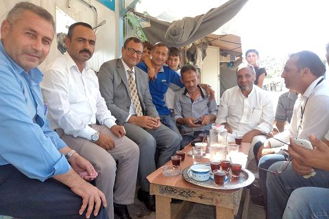Nizip Kaymakamı Sayın Harun SARIFAKIOĞULLARI, Nizip Konteyner Kenti ziyaret etti.