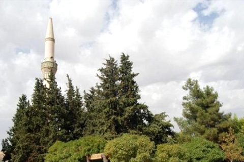 Nizip'te Minareye Yıldırım Düştü
