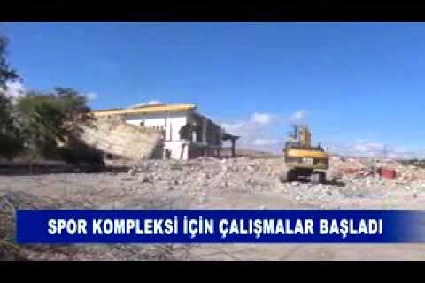 Spor kompleksi için çalişmalar başladi