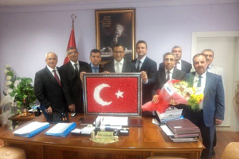 DİVA - SEN Nizip Şube temsilcileri, Nizip Kaymakamı Sayın Harun SARIFAKIOĞULLARI'NI m