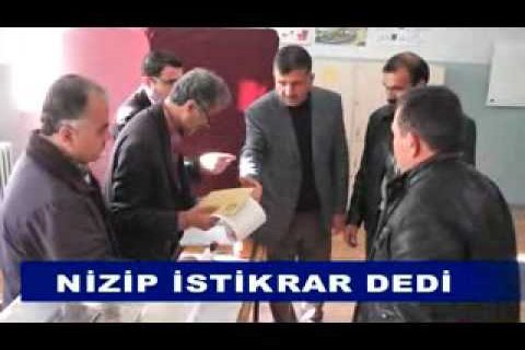 Nizip istikrar dedi