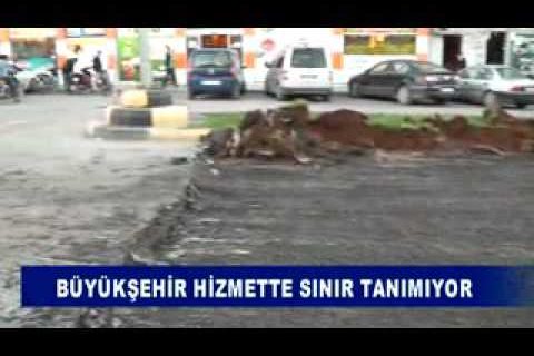 Büyükşehir hizmette sinir tanimiyor
