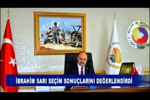 Ibrahim sari seçim sonuçlarini değerlendirdi