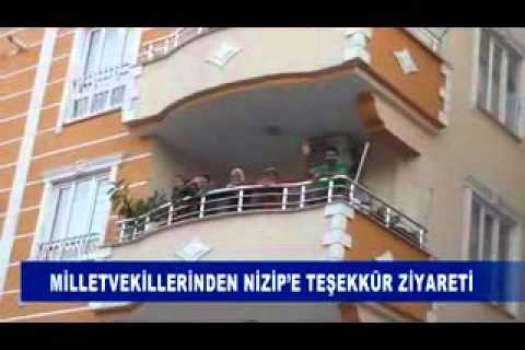 Milletvekillerinden nizip’e teşekkür ziyareti