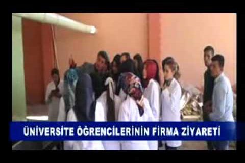 üniversite öğrencilerinin firma ziyareti