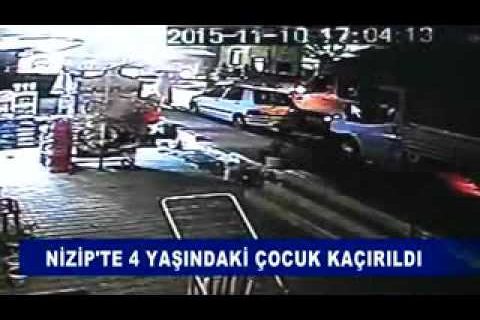 Nizip'te 4 yaşindaki çocuk kaçirildi